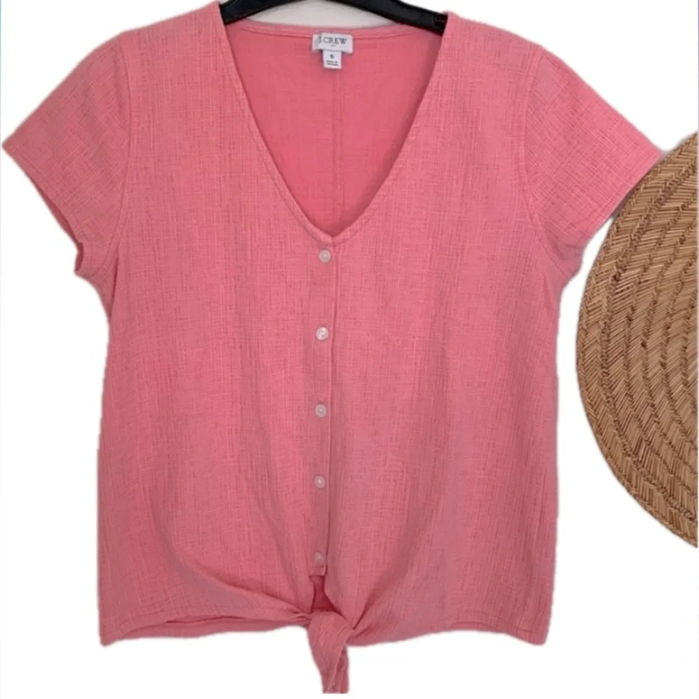 J. Crew Buttoned Crop
